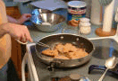 Frying fish