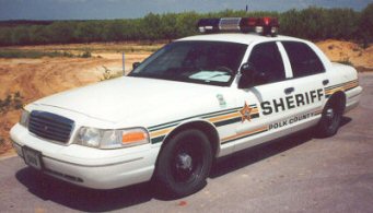 Polk county police cruiser